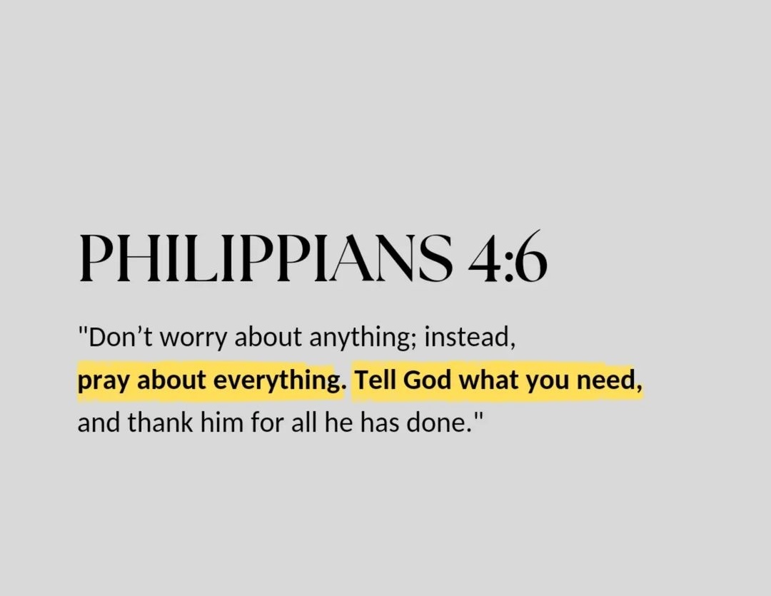 Philippians 4:6