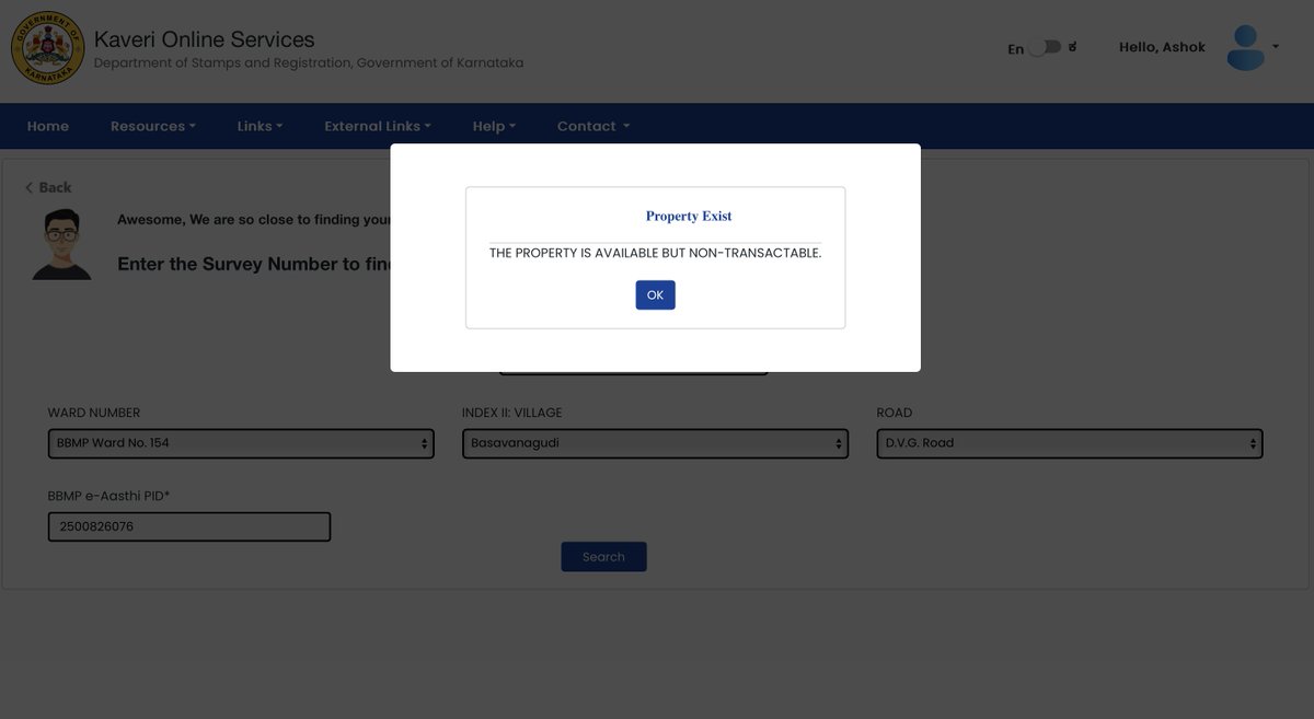 ashok_hd's tweet photo. @krishnabgowda we have been trying to get our property sold to a buyer. We got our ekhatha too.When we try to upload the documents on kaveri 2 we get this message. No one in BBMP is able to help us. @BBMP_Cares. Need your intervention in sorting this technical problem. @BBMPAdmn https://t.co/GpcwvxRpOD
