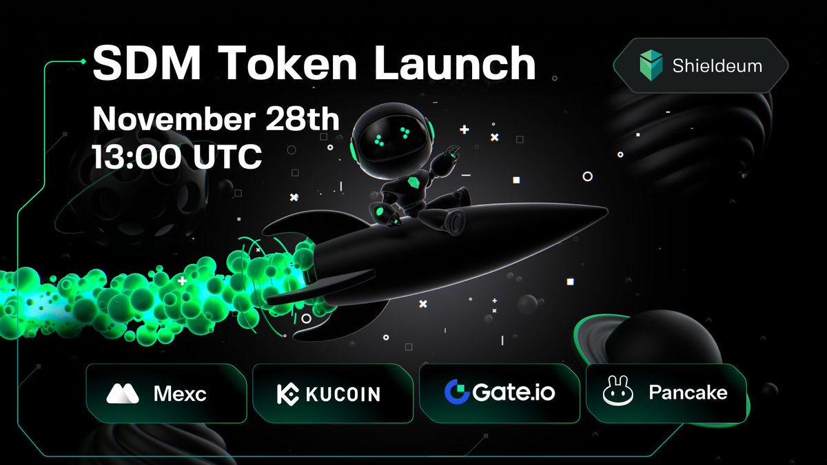 nikitskij's tweet photo. News and another BIG launch! ‼️🚀🚀🚀

@Shieldeum
 November 28th, 13:00 UTC! 📷 📷 FDV: $9M 📷 

@kucoincom | @MEXC_Official | @gate_io DEX:
@PancakeSwap https://t.co/vp9HzRZyxo