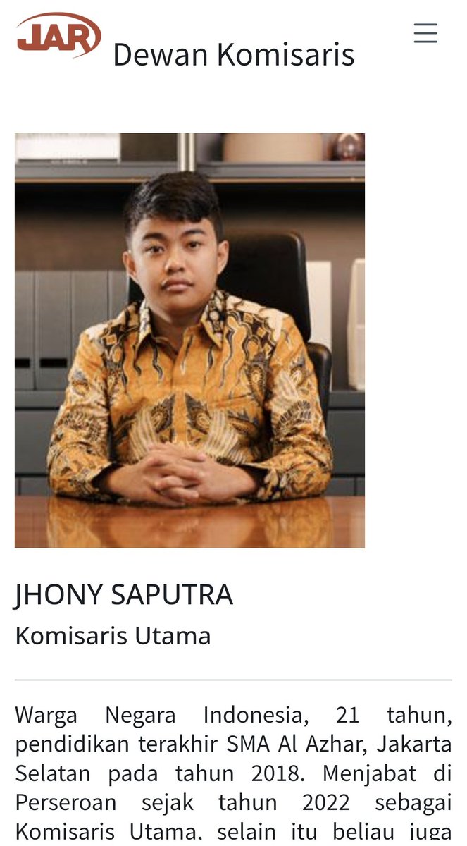 profesor_saham's tweet image. Kalian umur 21 tahun udah jadi apa? 

Perkenalkan anak haji isam, Jhony Saputra Komisaris utama, crazy rich kalimantan 😎😎😎