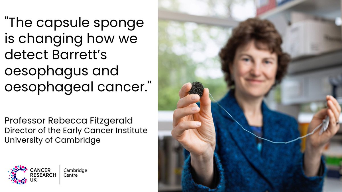 CRUK Cambridge Centre (@crukcamcentre) on Twitter photo The BEST4 Screening trial has welcomed its first participants. The trial, funded by <a href="/CR_UK/">Cancer Research UK</a> and <a href="/NIHRresearch/">National Institute for Health and Care Research</a>, will find out if a capsule sponge test can screen for oesophageal cancer. The trial will be led from <a href="/CUH_NHS/">Cambridge University Hospitals NHS</a> and <a href="/Cambridge_Uni/">Cambridge University</a>.
Read more ➡️crukcambridgecentre.org.uk/news/pill-thre… The BEST4 Screening trial has welcomed its first participants. The trial, funded by <a href="/CR_UK/">Cancer Research UK</a> and <a href="/NIHRresearch/">National Institute for Health and Care Research</a>, will find out if a capsule sponge test can screen for oesophageal cancer. The trial will be led from <a href="/CUH_NHS/">Cambridge University Hospitals NHS</a> and <a href="/Cambridge_Uni/">Cambridge University</a>.
Read more ➡️crukcambridgecentre.org.uk/news/pill-thre…