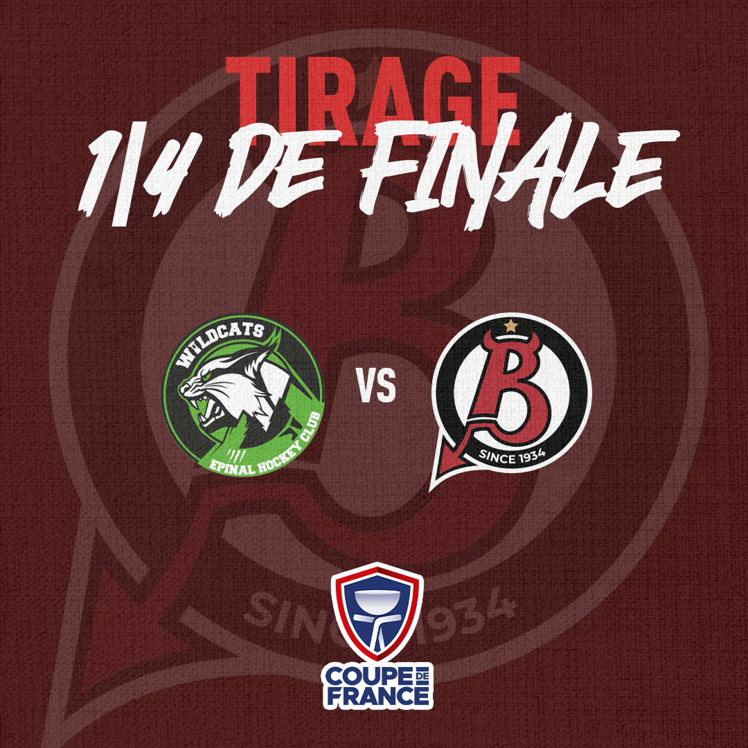 DiablesRouges05's tweet image. 🏆 𝐂𝐎𝐔𝐏𝐄 𝐃𝐄 𝐅𝐑𝐀𝐍𝐂𝐄 🏆 

Les Diables Rouges se déplaceront dans les Vosges chez les Wildcats d'Epinal pour les quarts de finale de cette CDF ! 🔥

Le match aura lieu soit le mardi 17 décembre, soit le mercredi 18 décembre prochain ! 

#LetsGoDR