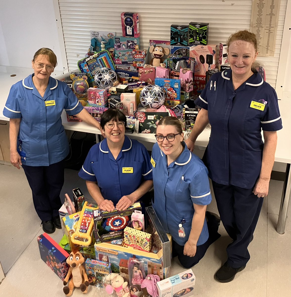 Helen Robson (@hellsbells32) on Twitter photo The toys are been collected by the team this morning. Thank you again to everyone who has donated, it really will make a difference to a child on Christmas morning. <a href="/WWLSafeguarding/">WWLThinkFamilySafeguarding</a> <a href="/WWLNHS/">WWL NHS</a> <a href="/wrightington16/">Wrightington Hospital</a> <a href="/WrightingtonHo6/">WrightingtonHospital</a> The toys are been collected by the team this morning. Thank you again to everyone who has donated, it really will make a difference to a child on Christmas morning. <a href="/WWLSafeguarding/">WWLThinkFamilySafeguarding</a> <a href="/WWLNHS/">WWL NHS</a> <a href="/wrightington16/">Wrightington Hospital</a> <a href="/WrightingtonHo6/">WrightingtonHospital</a>