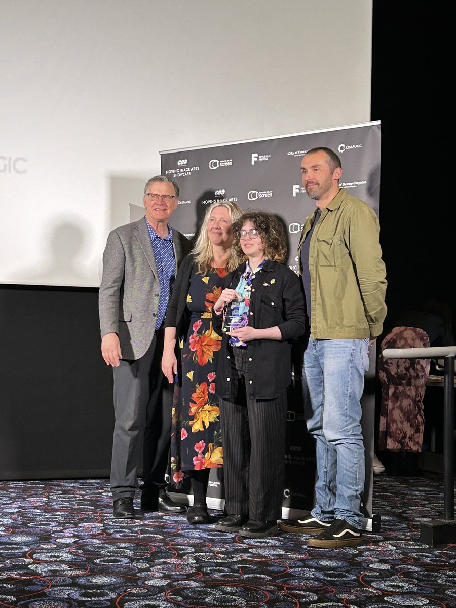 CCEA (@ccea_info) on Twitter photo Last but not least, for the A2 Best Animated Film category, first place goes to Eva White from <a href="/assumptionlive/">Assumption Grammar</a>! 🎥
The award was presented by <a href="/ALTAnimation/">ALT Animation</a>’s Managing Director Tim Bryans. Last but not least, for the A2 Best Animated Film category, first place goes to Eva White from <a href="/assumptionlive/">Assumption Grammar</a>! 🎥
The award was presented by <a href="/ALTAnimation/">ALT Animation</a>’s Managing Director Tim Bryans.