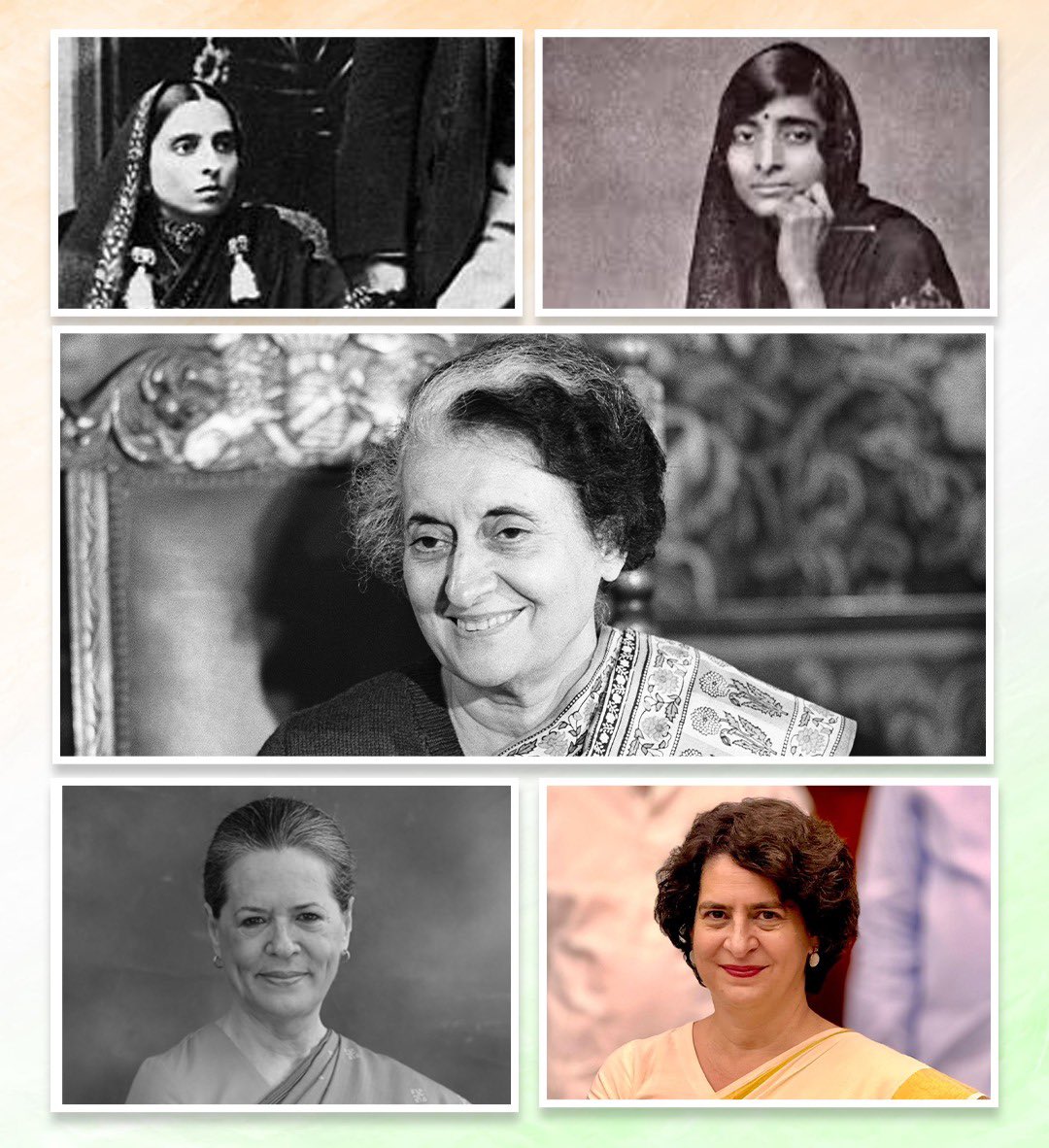 प्रियंका गांधी: बलिदानी महिलाओं की 5वीं पीढ़ी 

नेहरू गांधी परिवार में पिछली पाँच पीढ़ी से देश भक्ति और राष्ट्रसेवा की परंपरा रही है. यह कहानी पंडित मोतीलाल नेहरू और श्रीमती स्वरूप रानी नेहरू से शुरू होती है

नेहरू गांधी परिवार के पुरुषों ने सार्वजनिक जीवन में जितना संघर्ष किया