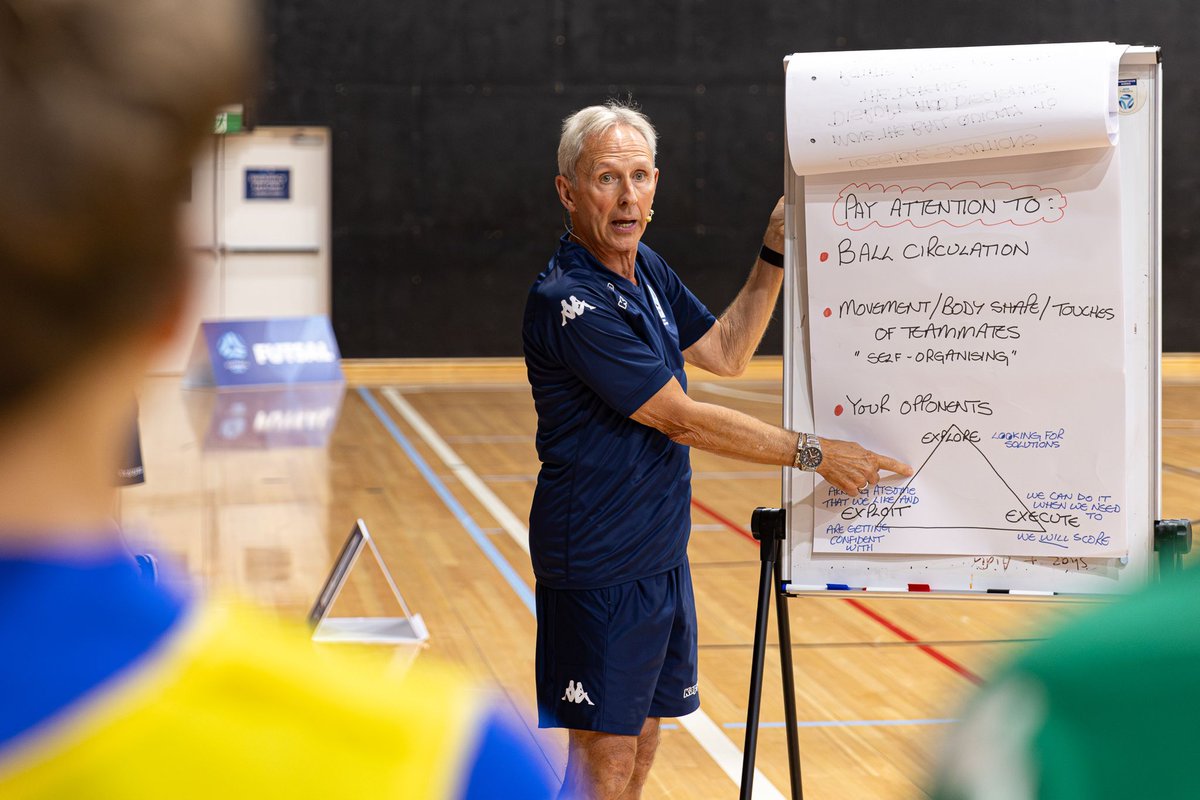 TheSessionC's tweet photo. Some highlights from The Gaffaโs time over in Australia speaking at the Futsal Coaching Conference! #CoachingCommunity #FootballRevolution #3v3 #PlayPhase #Inspiration #Futsal https://t.co/spcKrwkb9I