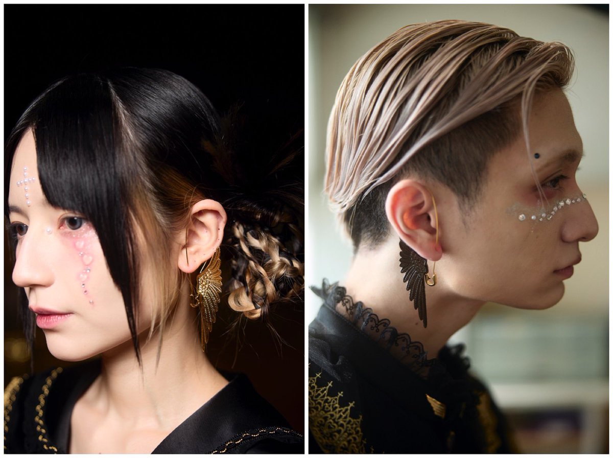 ha | za | ma 2025SS 羽ばたく天命のイヤーカフピアス art direction