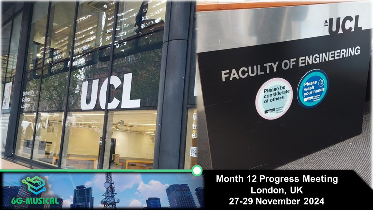 6G MUSICAL (@6gmusical) on Twitter photo The 6G-MUSICAL partners gathered in London this week for the month 12 general meeting hosted by <a href="/ucl/">UCL</a> !
#6GMUSICAL #6GInnovation #GeneralMeeting #EUProjects
<a href="/6G_SNS/">SNS JU</a> <a href="/6G_SNS_IA/">6G Smart Networks & Services Industry Association</a> <a href="/EU_Commission/">European Commission</a> The 6G-MUSICAL partners gathered in London this week for the month 12 general meeting hosted by <a href="/ucl/">UCL</a> !
#6GMUSICAL #6GInnovation #GeneralMeeting #EUProjects
<a href="/6G_SNS/">SNS JU</a> <a href="/6G_SNS_IA/">6G Smart Networks & Services Industry Association</a> <a href="/EU_Commission/">European Commission</a>