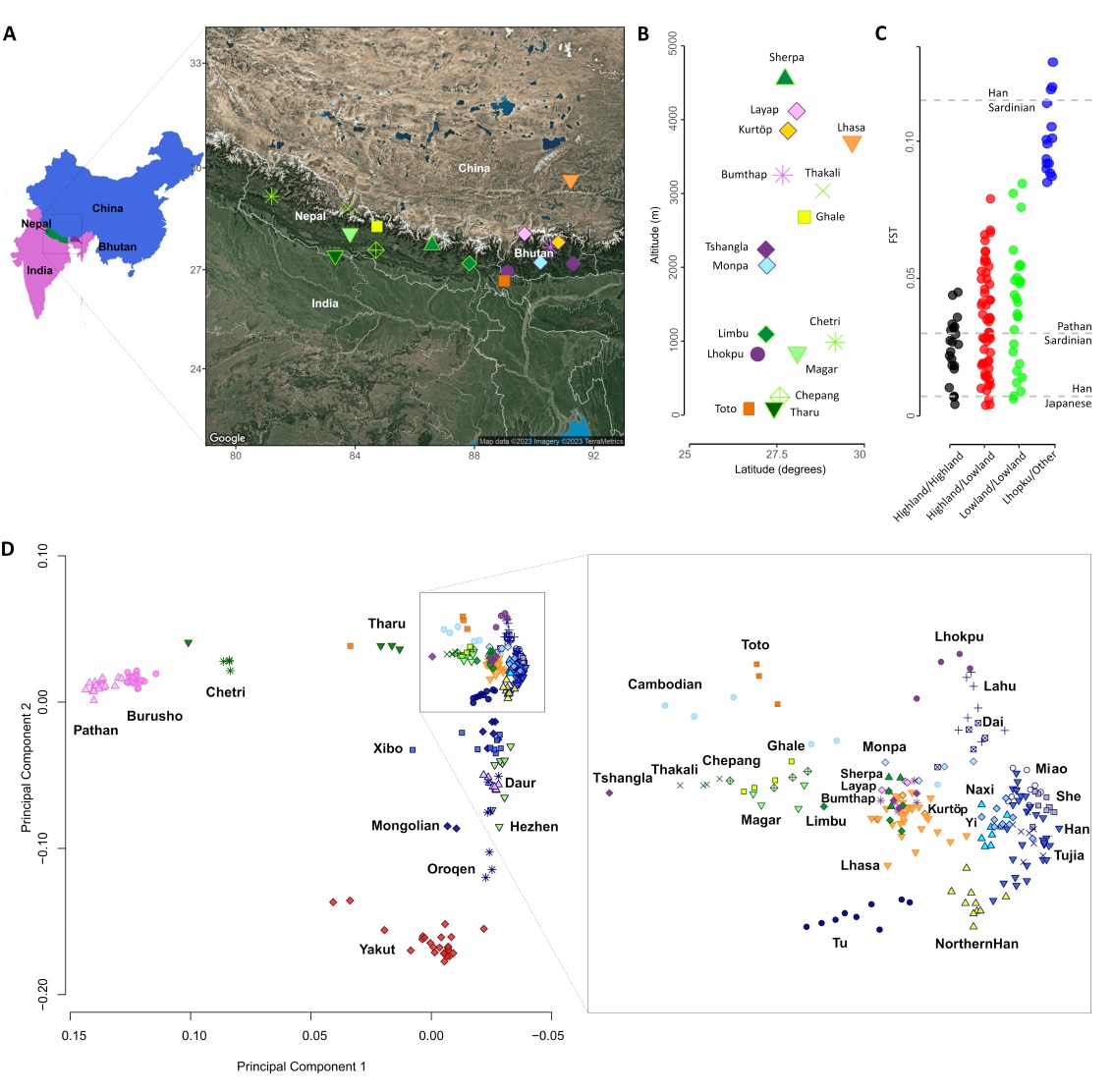 MarcHaber's tweet image. We sequenced Himalayan populations to understand how they formed and adapted to their unique environment. Our findings are now posted on bioRxiv for comments and suggestions 🧬🏔️ #Genetics #Himalayas #Tibet
biorxiv.org/content/10.110…