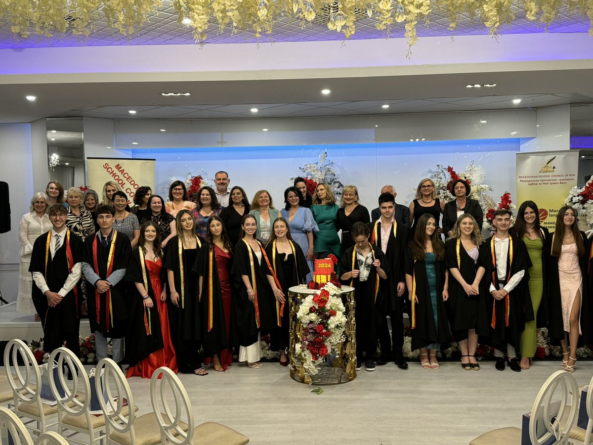 sanazreika4's tweet image. A great evening celebrating the achievements of our @SCLanguages Year 12 Macedonian students, hosted by the Macedonian School Council! 🎉 A night of excellence, dedication and cultural pride. ✨ 

#LanguageMatters
#communitylanguages
#LanguageAndCulture
