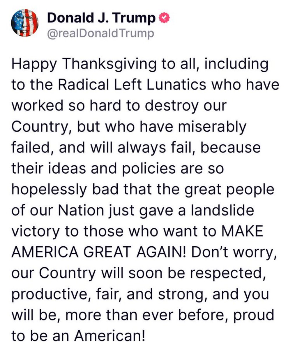 Legendary. Mean Tweets and soon world peace. We are back. Happy Thanksgiving America.