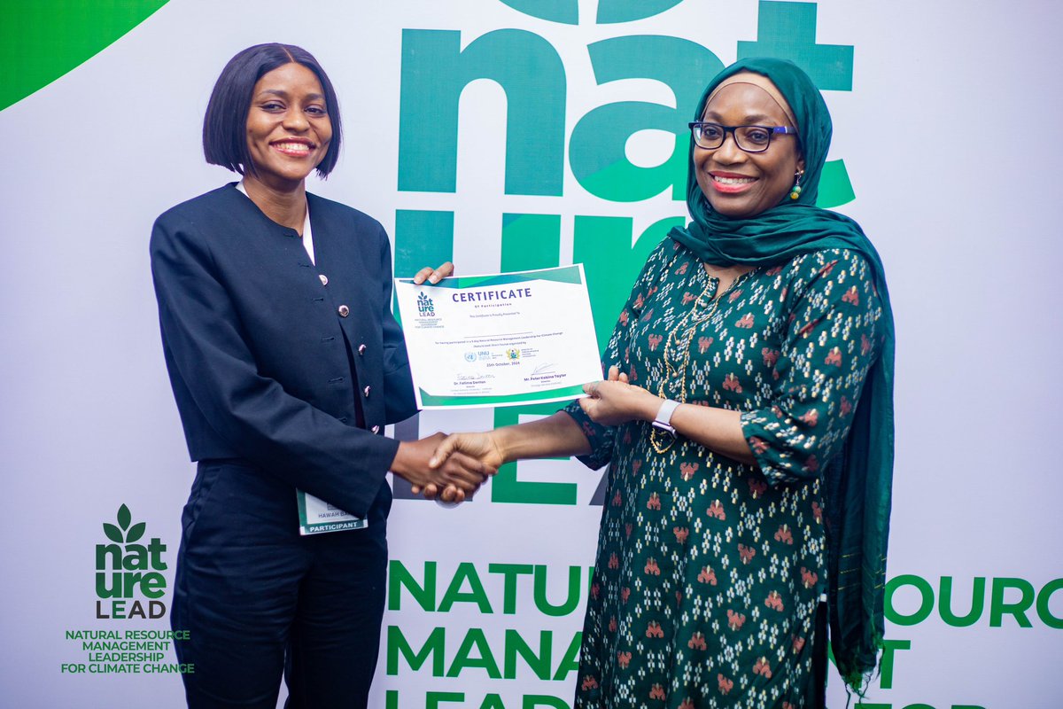 UNUINRA's tweet photo. A leader truly passionate about the climate and advocating for a #justtransition in Africa.
Congratulations to our Director(@Fatima_Denton)for being nominated as one of the @Forbes
Women Leading on Climate.๐
Read moreโฌ๏ธ
https://t.co/nwFHiP5Vni
#weknow #weconnect #wecontest https://t.co/Q8maY2eWix