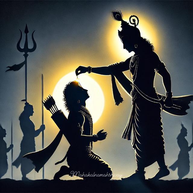 charamshukh's tweet photo. जहां कृष्ण, वहीं विजयश्री वास करती है। https://t.co/uRBiWaU2nU