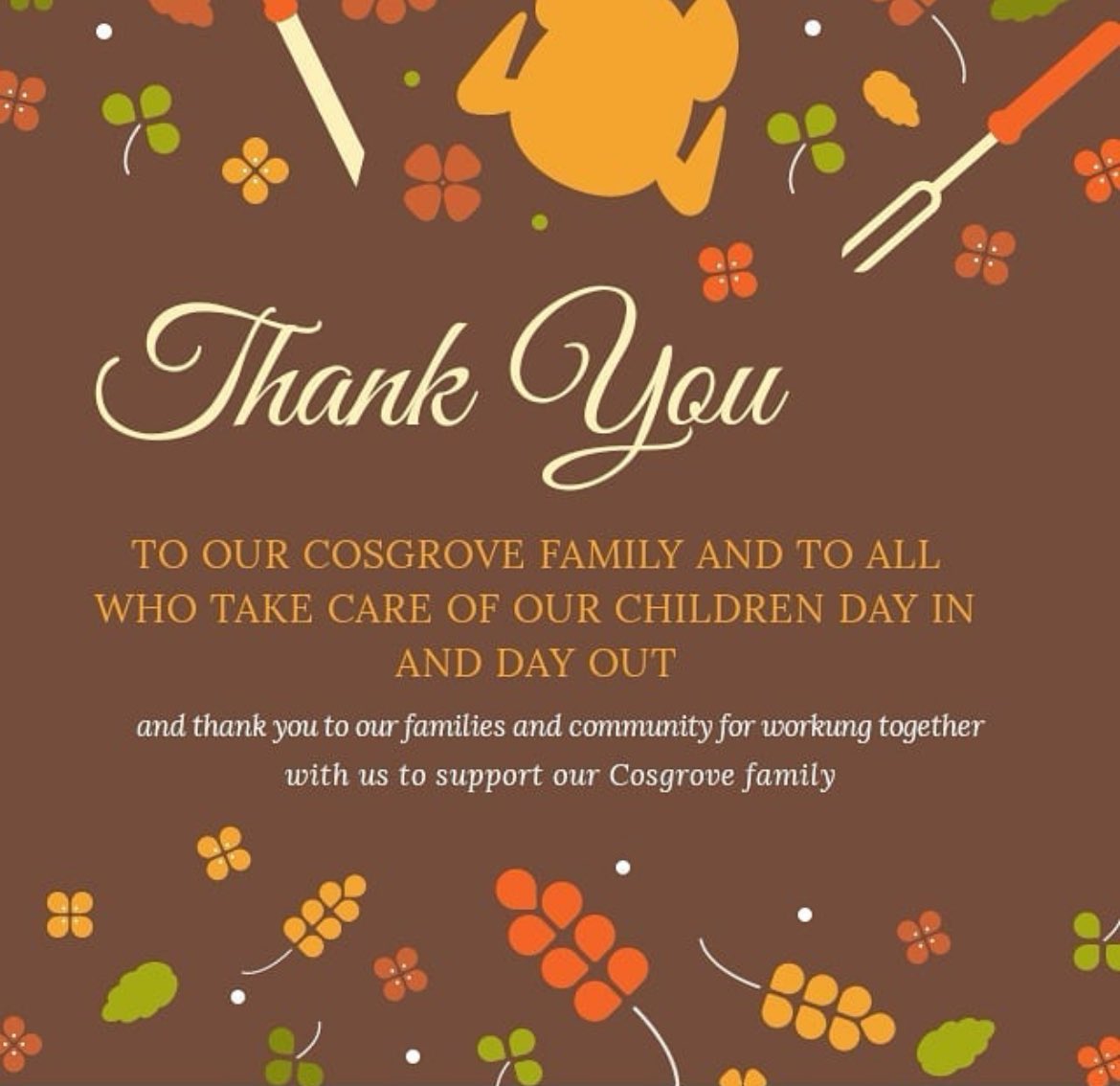 Happy Thanksgiving, Ranger families, teachers, and staff! 🦃 #thankful
