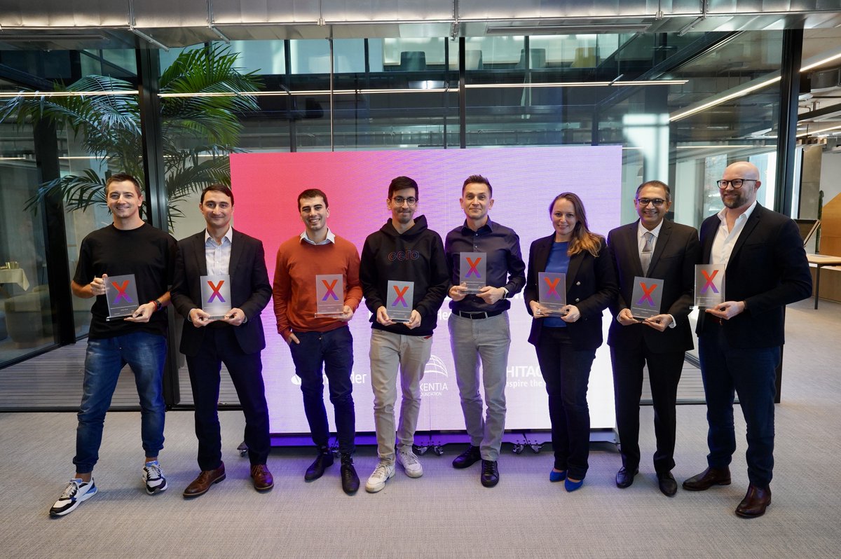 Bitbrain_en's tweet image. Honored to win the Scaleup award at the @SantanderX  Global Challenge!
Selected from 790+ participants, this recognition fuels our mission to transform healthcare through #neurotechnology: improving outcomes, reducing costs, &amp;amp; enhancing efficiency.
#Neurotechnology #Innovation