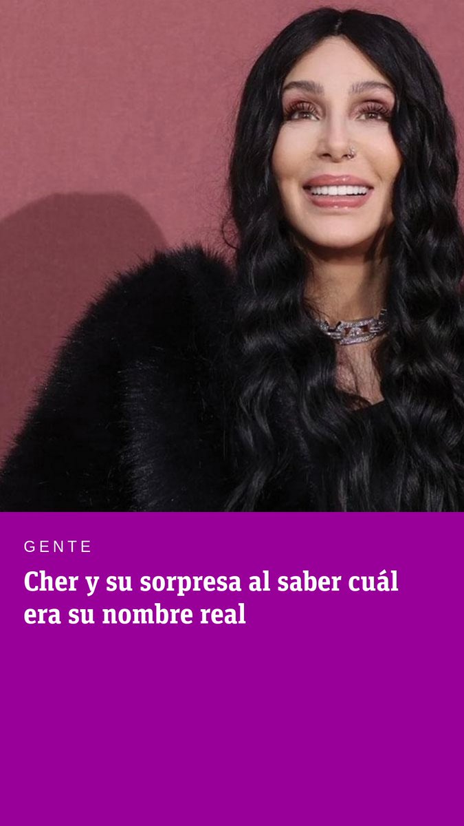 Romance985's tweet photo. #ABCGente | ¡Cher quedó en shock! 😱
🎙️ La diva del pop #Cher reveló que creció creyendo que su nombre era #Cherilyn, pero descubrió que era #Cheryl cuando vio su certificado de nacimiento. 😱
📚 En su libro recién publicado «Cher: The Memoir, Part One» relata este episodio de su vida.
😅 “Creí que Cherilyn era mi nombre hasta el día en que decidí cambiarlo legalmente a simplemente Cher”, escribe la ganadora de premios como el Óscar y el Grammy.
🫣 Aseguró que su difunta madre Georgia Holt (que tenía 19 años cuando dio a luz a Cher en 1946) estaba agotada después del parto y no se dio cuenta de la confusión. 🥹
🔸 Leé más en el link https://t.co/0BbCtX272z
¿Qué opinás? 🤔⬇️
98.5FM🎧 Solo Éxitos.
📲https://t.co/1xieAzYSd5