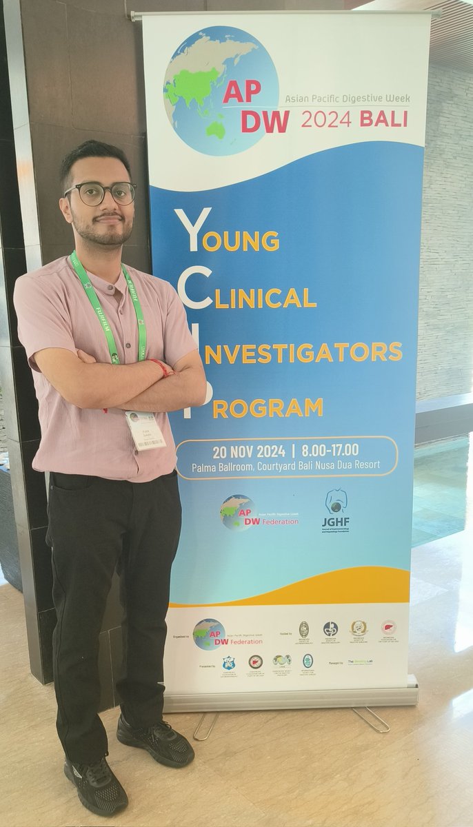 SondhiPulkit's tweet photo. Asian Pacific Digestive Week Bali @apdw2024bali #YoungClinicianInvestigator #PosterPresentation https://t.co/Br139ZukgS