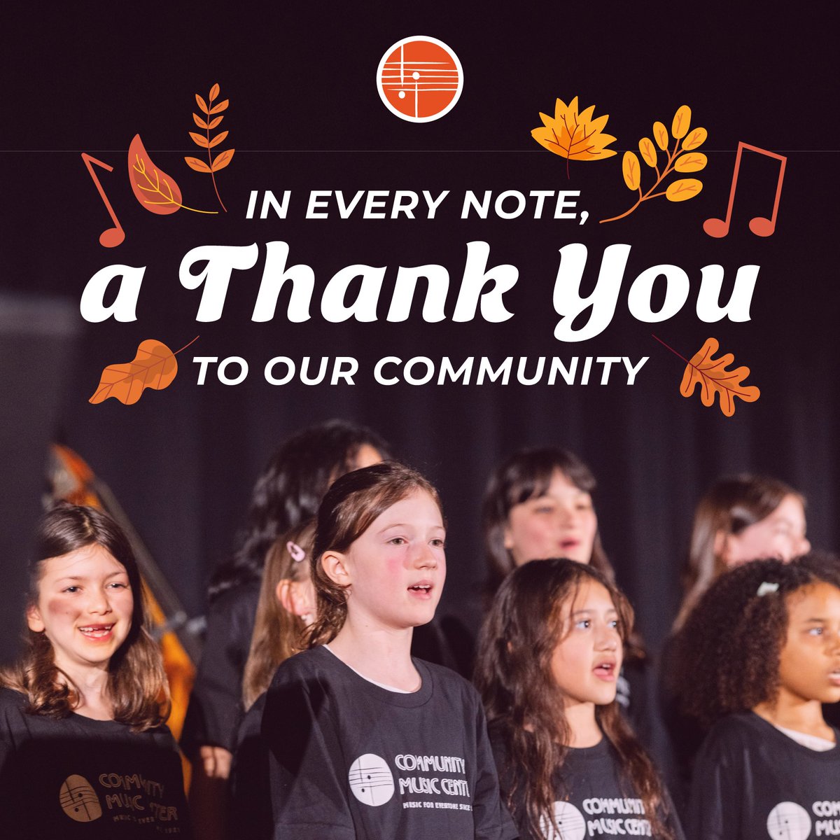 Wishing you a joyful season filled with music! As we celebrate together, we are grateful for everyone in our community and honor the Ramaytush Ohlone Peoples, who call the Bay Area home. May your holidays be filled with the joy of music, bringing harmony and connection to us all.
