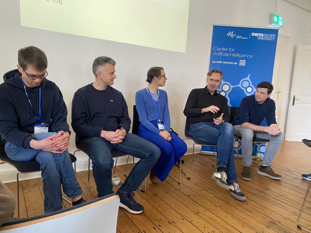 Luis Müller (@luis_pupuis) on Twitter photo We’re closing out the <a href="/LogConference/">Learning on Graphs Conference 2025</a> meetup in Aachen now with a panel on the relationship between graph learning and computer vision with fantastic panelists 🥳 We’re closing out the <a href="/LogConference/">Learning on Graphs Conference 2025</a> meetup in Aachen now with a panel on the relationship between graph learning and computer vision with fantastic panelists 🥳
