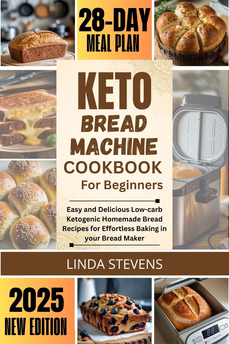 Are you ready to enjoy homemade, low-carb bread fresh from your bread machine? Keto Bread Machine Cookbook for Beginners offers a collection of easy, delicious, and fail-proof recipes tailored for keto enthusiasts and home bakers alike.