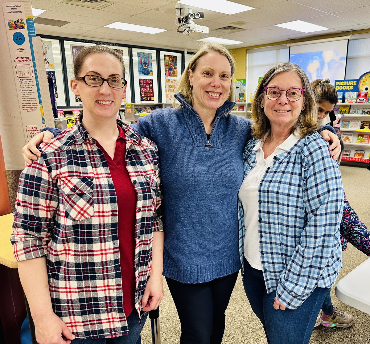 Zohrin Mawji (@zohrinm) on Twitter photo TY TL <a href="/mswallacepeelsb/">Lisa Wallace</a> for another successful <a href="/Scholastic/">Scholastic</a> book fair! Grateful to families - we sold $7200 worth of items, $3400 raised for the <a href="/RedWillowPS/">Red Willow PS</a> library.
TY Wallace women! For the last three years - here for an entire week volunteering for the fair. So appreciated! TY TL <a href="/mswallacepeelsb/">Lisa Wallace</a> for another successful <a href="/Scholastic/">Scholastic</a> book fair! Grateful to families - we sold $7200 worth of items, $3400 raised for the <a href="/RedWillowPS/">Red Willow PS</a> library.
TY Wallace women! For the last three years - here for an entire week volunteering for the fair. So appreciated!
