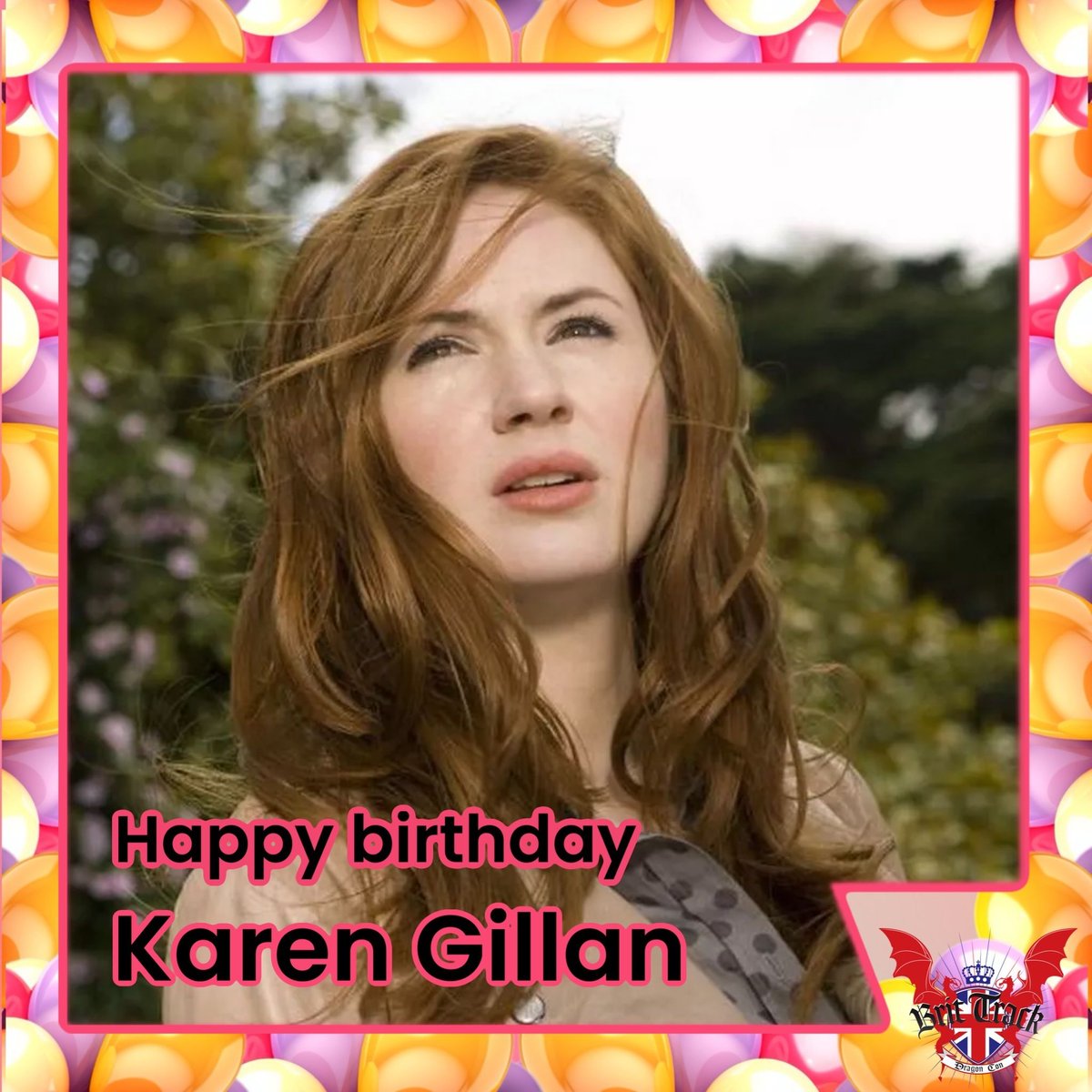 brittrack's tweet photo. Happy birthday to Karen Gillan!!! #DoctorWho #BritTrack https://t.co/fDA9siaXmK