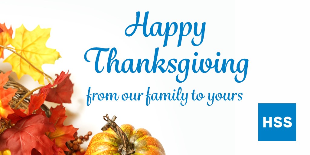 HSpecialSurgery's tweet photo. From everyone here at HSS, we wish you and your loved ones a happy and healthy #Thanksgiving! https://t.co/CVdJNqMvnx