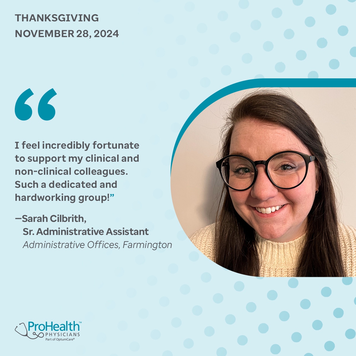 Thanksgiving is a time for gratitude. A time to appreciate the good in our lives. At ProHealth, we are grateful for the health of our patients. And for the chance to help others. Join us in showing (and sharing!) gratitude this holiday season. Happy #Thanksgiving!🦃