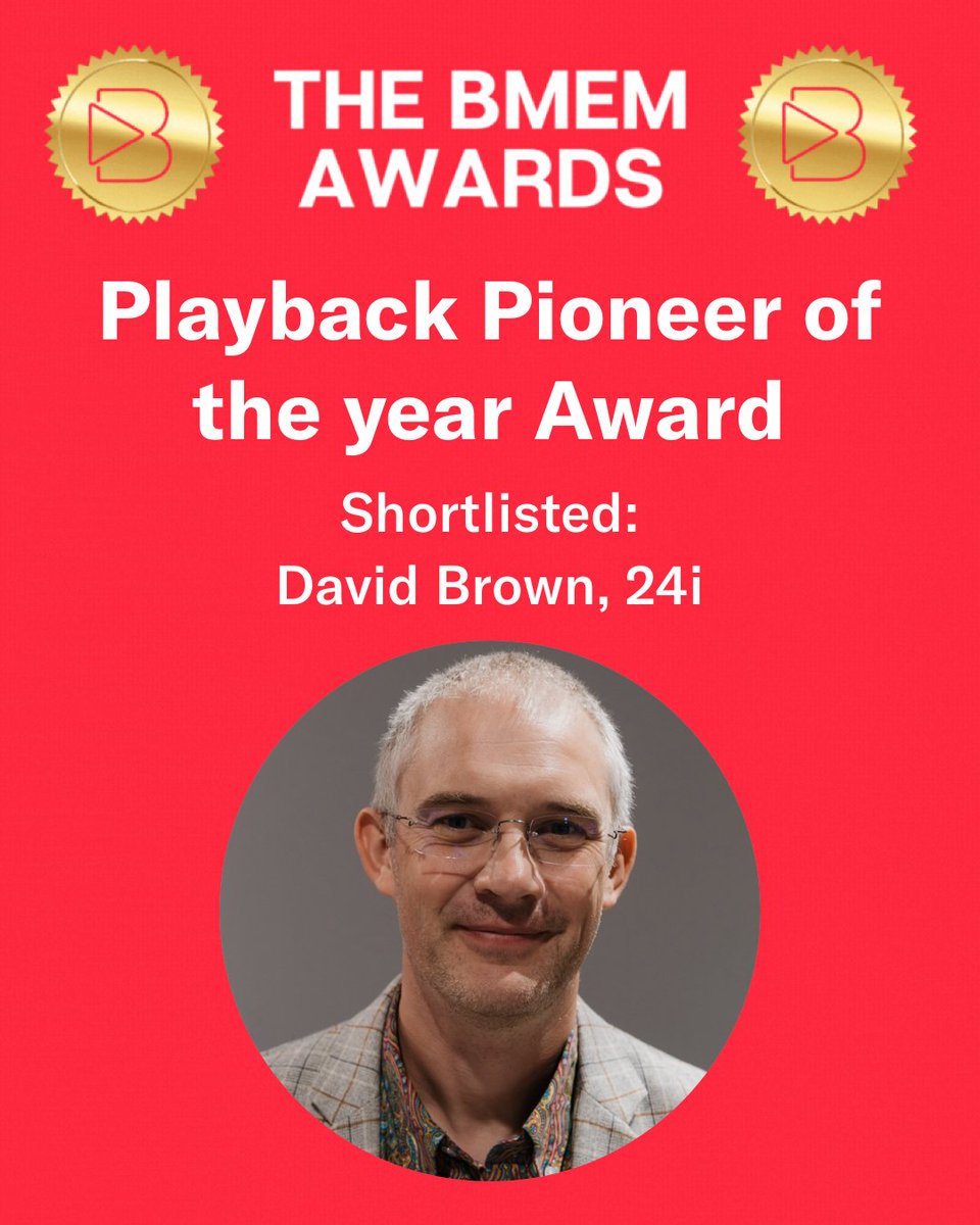 🍂 We’re excited to announce that David Brown, our CTO, has been shortlisted for Playback Pioneer of the Year at the Bristol Media and Entertainment Awards! 🎉
A big thank you as well to all our partners and clients for your continued trust and support.