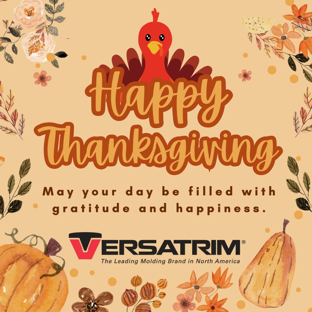 VersatrimLLC's tweet photo. May this Thanksgiving bring each of you an abundance of joy and a harvest of blessings.

Happy Thanksgiving from the Versatrim Team!!!!

#Versatrim #happythanksgiving2024 https://t.co/jnfSCud2Me