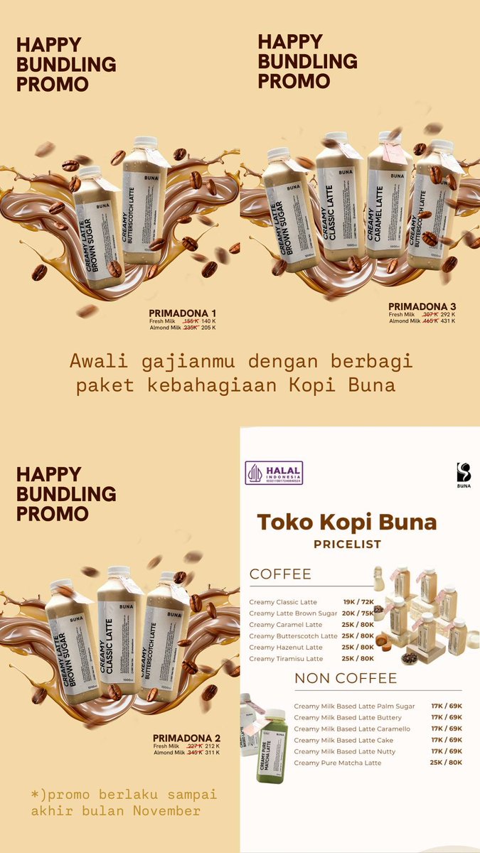 Yuk share kebahagiaanmu bersama keluarga &amp; kerabat bareng Kopi Buna 🤗
#CoffeeLovers
#CoffeeTalk  
#promo
