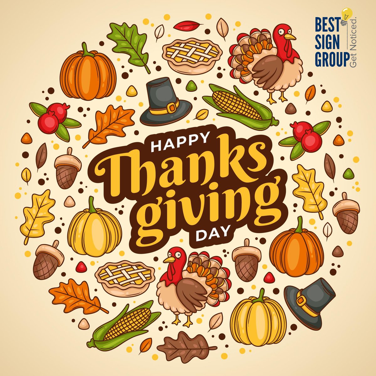 BestSignGroup's tweet image. From our family to yours, have a blessed Thanksgiving!
#HappyThanksgiving #Thanksgiving