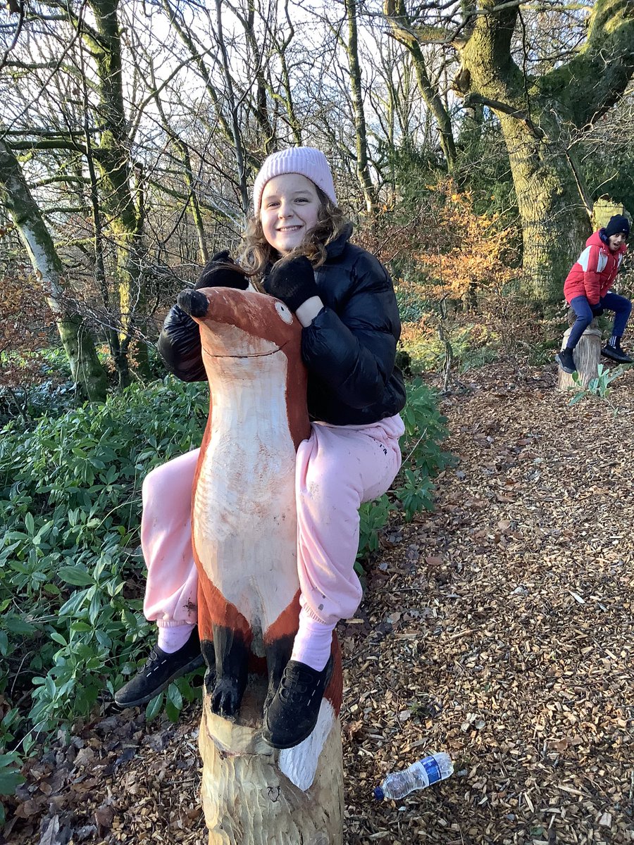 StAug_Monsall's tweet photo. Miss Barr: 
We even found a few new friends on the way back, some of our group are now climbing experts! 

#ghyllhead #gruffalo https://t.co/pYyhrW99GC