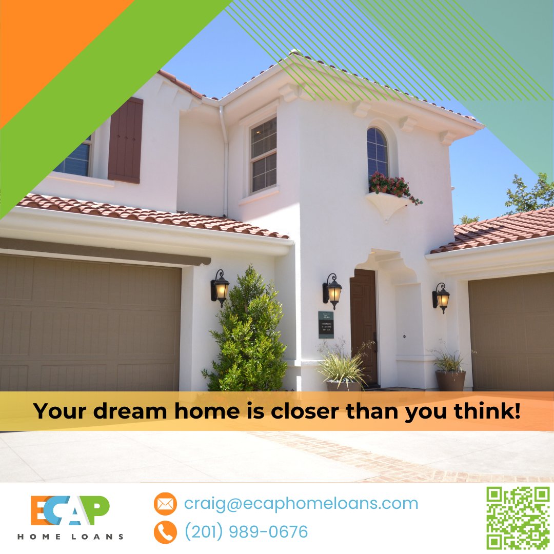 EcapHomeLoans's tweet image. 🔑✨ Your dream home is closer than you think! Start with a pre-approval! Learn more here: e-caphomeloans.com/labruno-craig
#LoanPilot #eCapHomeLoans #MyHomeBuyerAdvisor #HomeLoansMadeEasy #DreamHomeJourney #MortgageTips #HomeownershipGoals #FirstTimeHomeBuyer #MortgageExpert #RealEstate