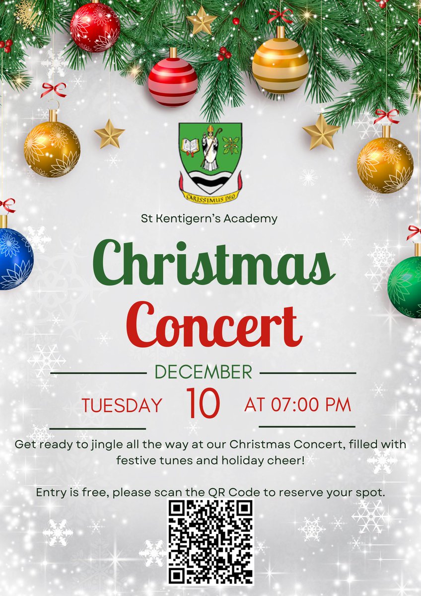 Join us for a magical evening at our annual Christmas Concert! Get into the holiday spirit with festive music and performances by talented musicians and singers. It's the perfect way to kick off the holiday season with friends and family. @StkFoPAandPE <a href="/StKentAc/">St Kentigern's Academy</a>