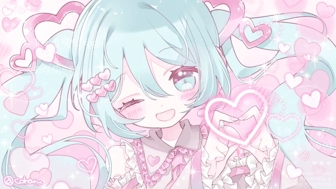 こちらの初音ミクちゃんの楽曲のお手伝いをさせていただきました曲も動画もキラキラピコピコでかわいくてヒエ～～…となっております…ぜひお聴きください 