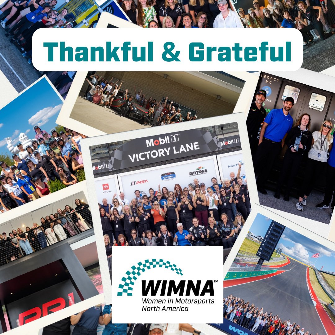 To you and yours, wishing you a Happy Thanksgiving!  We are full of appreciation and thanks!
#womeninmotorsportsna | #givingthanks  |#Thanksgiving