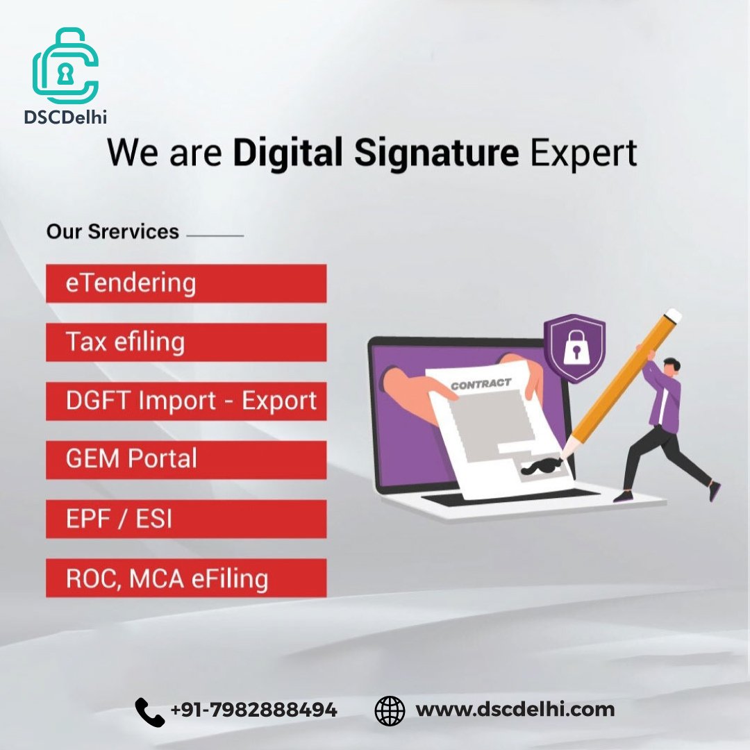 Dsc_provider's tweet photo. We are your trusted Digital Signature Experts, providing seamless solutions for all your digital needs:

✅ eTendering
✅ Tax eFiling
✅ DGFT Import-Export
✅ GEM Portal
✅ EPF / ESI

Get in touch today: 📞 Contact: +91-7982888494 🌐 Website: https://t.co/ABBPX59vtM
#Class3dsc https://t.co/fzsRzILjoI