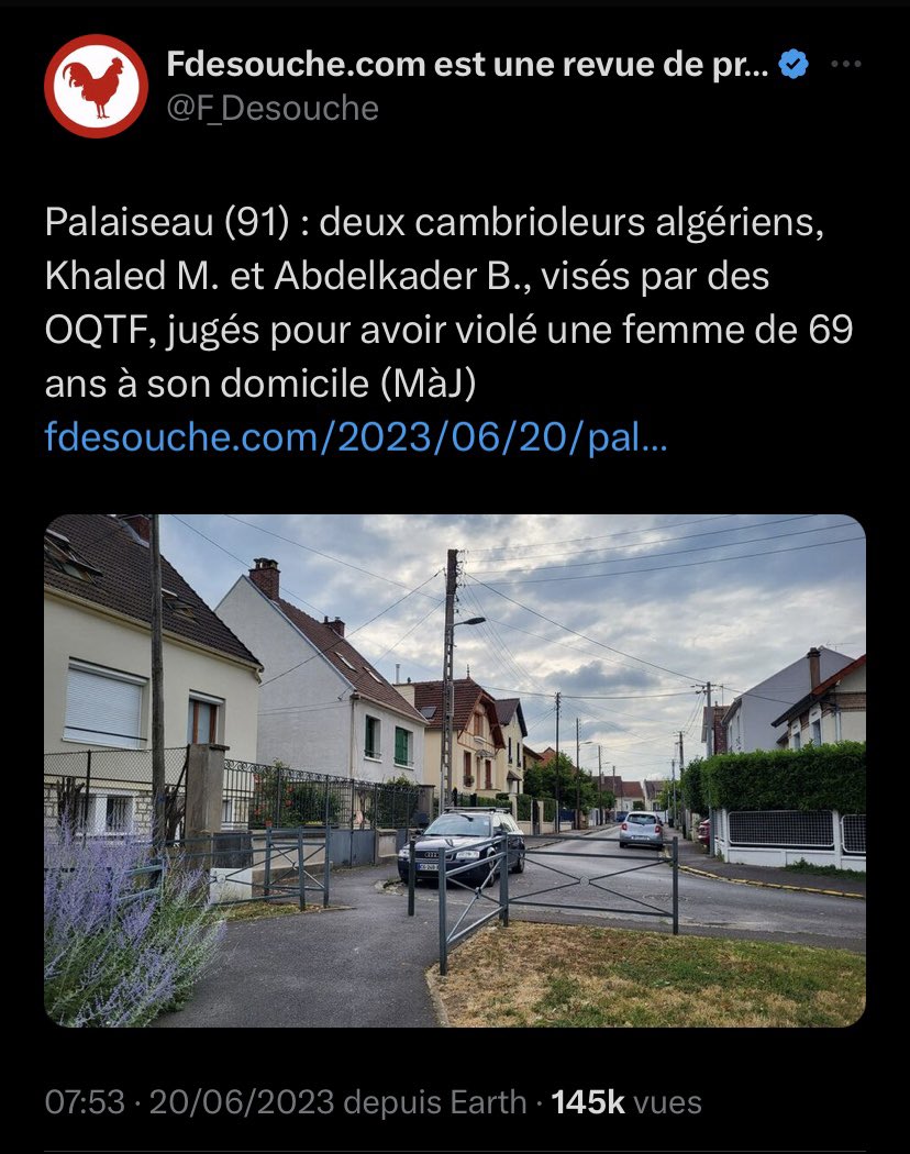 Barbare2race's tweet photo. Saurez-vous trouver le point commun entre toutes ces agressions sexuelles sur des personnes âgées ? https://t.co/bXHRimEY0g