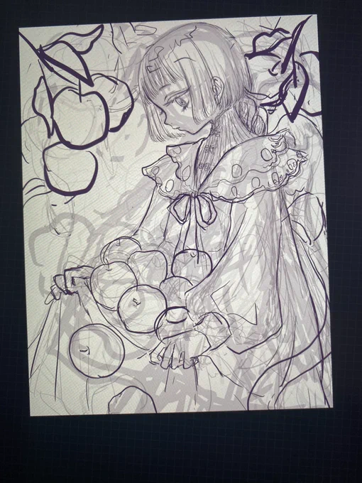 いつか描きたいなというラフ 