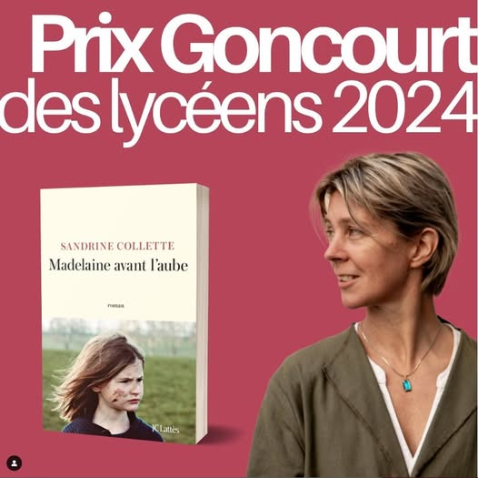 etienne_kern's tweet photo. Félicitations à Sandrine Collette pour ce merveilleux prix ! Et merci encore aux lycéens et à leurs enseignants hyper investis (et pas seulement "6 mois de l'année"...) pour cette aventure inoubliable. #goncourtdeslyceens #prixgoncourtdeslyceens https://t.co/hhVyYUHlL6