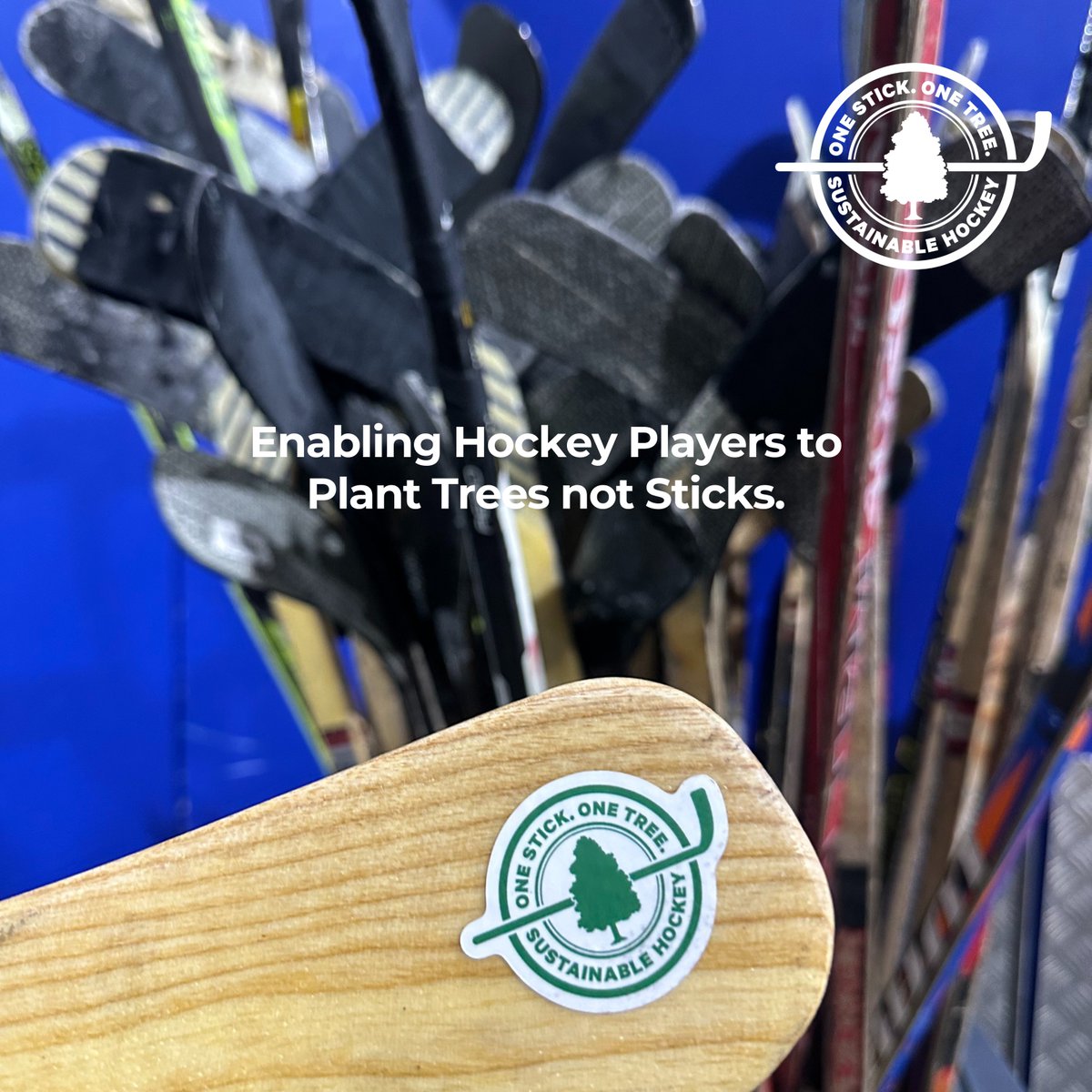 GoodwoodHockey's tweet photo. F*ck Black Friday. Let’s Make It Green.
Introducing ‘ONE STICK. ONE TREE.’ 🌳 Every stick you buy = 1 tree planted with @onetreeplanted.
Double your impact: Follow #OneStickOneTree, and we’ll plant 1 more trees for you! 🌱
#GreenFriday #TreePlanting #HockeyPlayers https://t.co/FwFKjThG5v