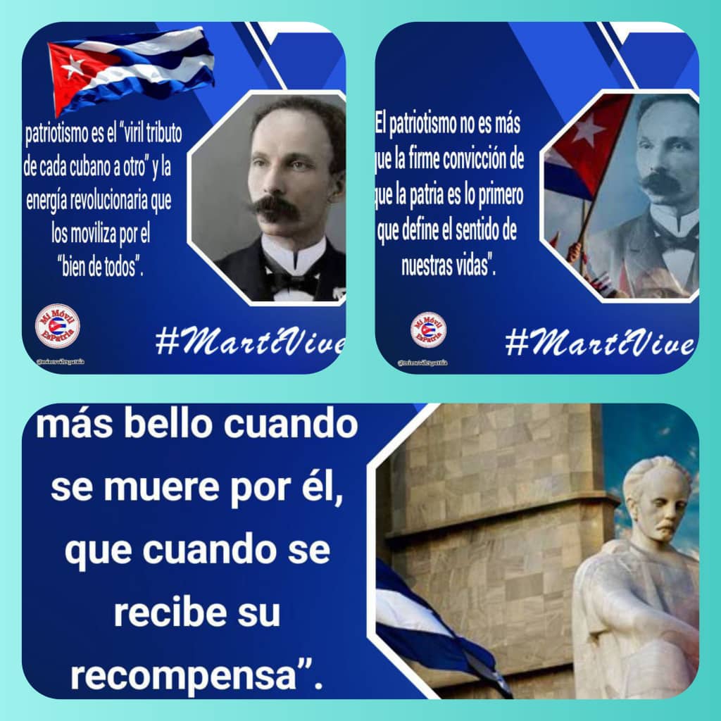 El patriotismo es lealtad a la Patria, la historia y su Revolución socialista y la disposición plena de defender sus principios para #Cuba y para el mundo. 
#MartíVive 
#CubaMined #PinardelRío <a href="/CubaMined/">MINED</a> @C