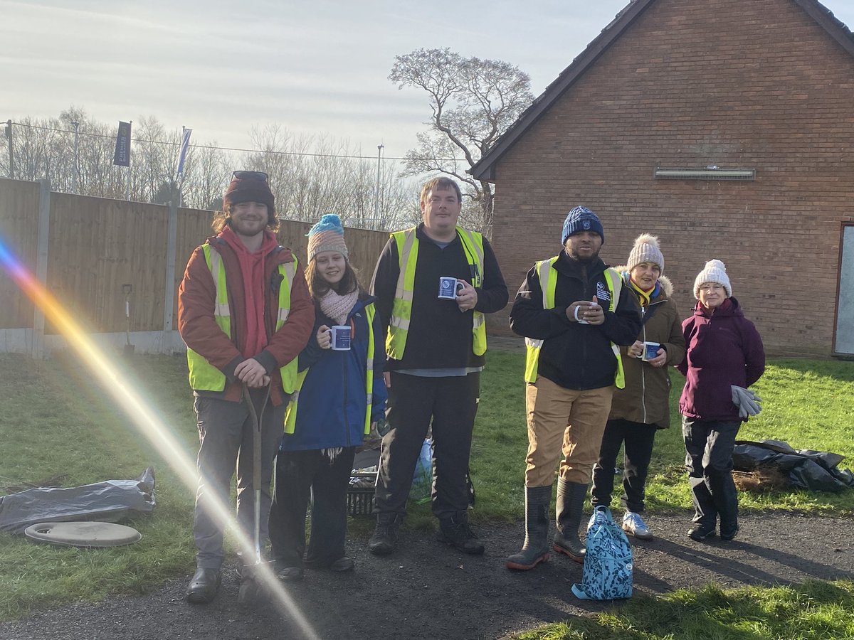 Thank you to our wonderful volunteers helping with our tree planting today #teamworkmakesthedreamwork