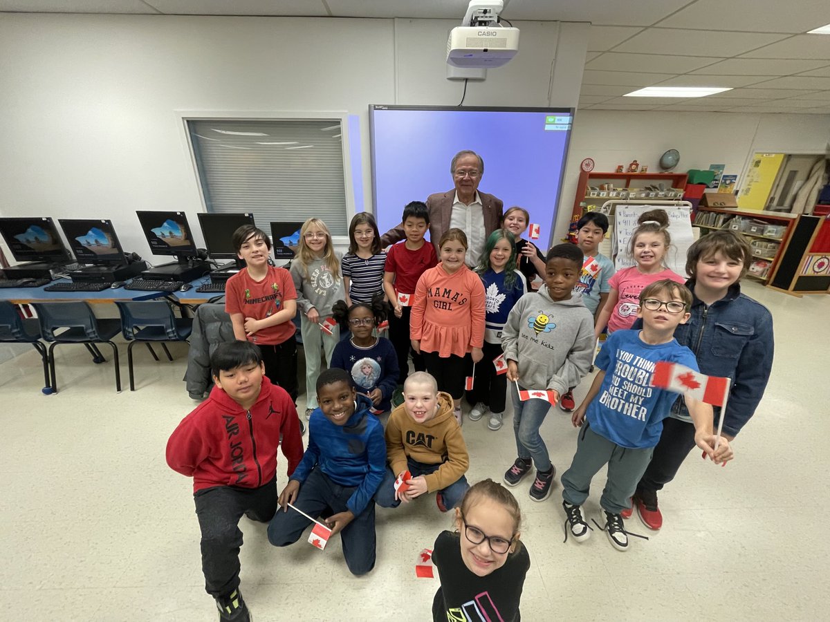 I spoke with an enthusiastic grade 4 class at Glen Falls School in Saint John this morning about our Parliament -especially our Senate. These students are in their second year of studying Civics! Thank you teachers for preparing these future voters and leaders!!