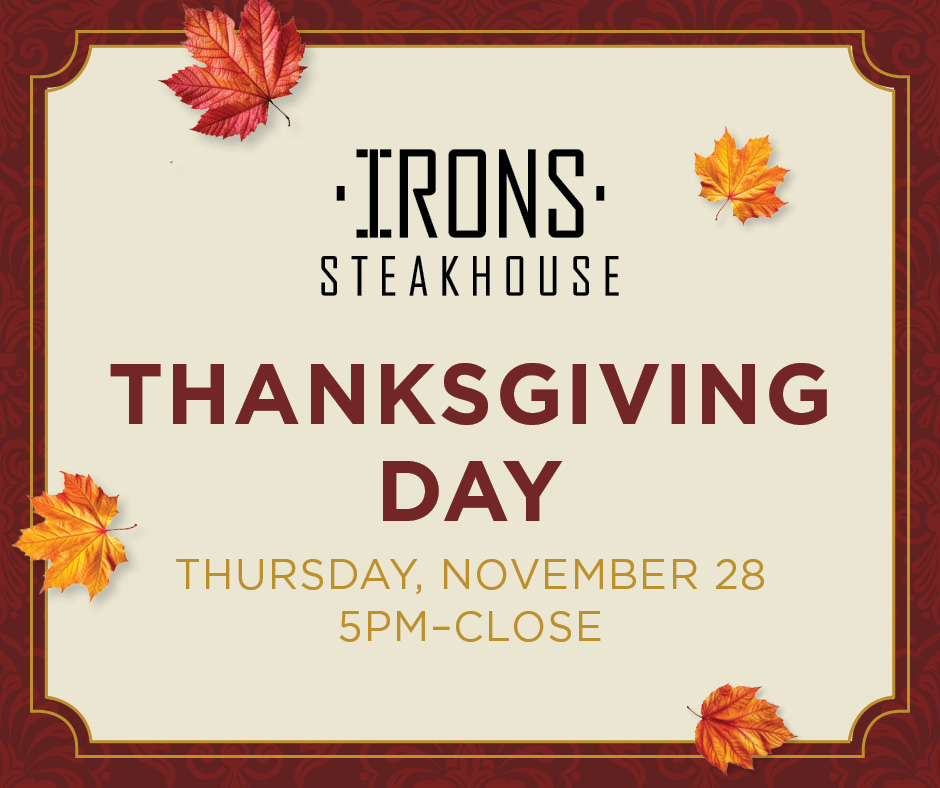 Happy Thanksgiving to you! We have great specials and awesome promotions today! See our Thanksgiving menus and how you can win up to $2,000 Cash tonight! themintkentuckydowns.com