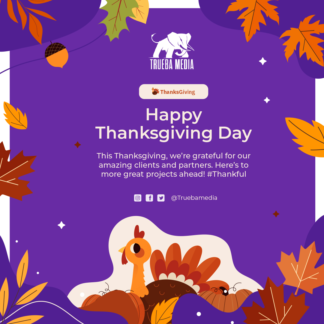 TruebaMedia's tweet image. 🍂 Happy Thanksgiving from Trueba Media! 🦃

Today, we’re taking a moment to express our heartfelt gratitude to our amazing clients, partners, and team. 

#Thanksgiving #Gratitude #TruebaMedia #DigitalMarketing #SEO #PPC #BrandBuilding