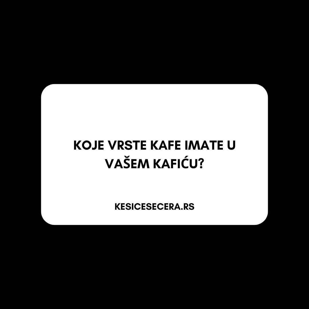 KesiceSad's tweet image. Koje vrste kafe imate u vašem kafiću?

#kafa #coffee #kafic #cafe #nasamalapitalica #kesiceseceranovisad / #serbia #srbija #vojvodina #belgrade #novisad #novisadserbia