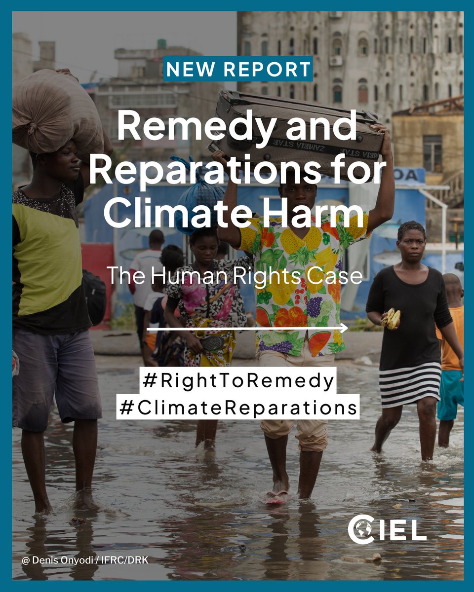 💥 NEW REPORT💥

The climate crisis is a human rights crisis.

A few days ahead of <a href="/CIJ_ICJ/">CIJ_ICJ</a>'s historic climate hearings,  read how the #RightToRemedy applies to #LossAndDamage in the context of escalating climate harms: ciel.org/reports/climat…

A thread 🧵👇