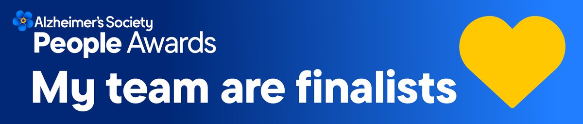 Time For Dementia (@time4dementia) on Twitter photo #TimeforDementia are delighted to be #team finalists in two categories - 'determined to make a difference' and 'better together' for <a href="/alzheimerssoc/">Alzheimer's Society</a> internal #People #Awards huge well done everyone and best of luck for the awards on 12th Dec! #TimeforDementia are delighted to be #team finalists in two categories - 'determined to make a difference' and 'better together' for <a href="/alzheimerssoc/">Alzheimer's Society</a> internal #People #Awards huge well done everyone and best of luck for the awards on 12th Dec!